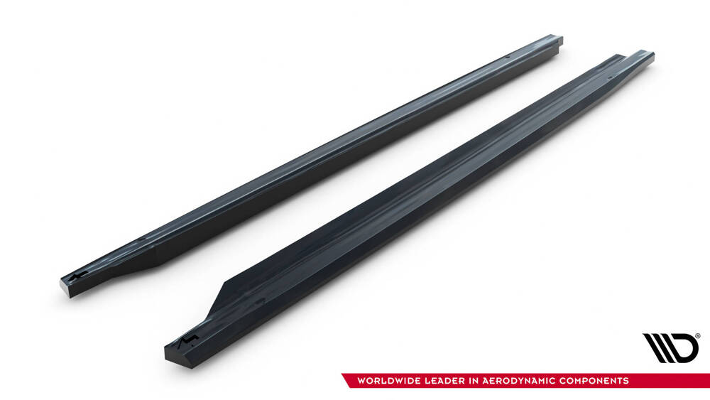 Side Skirts Diffusers V.2 Volkswagen Golf GTI Clubsport Mk8 Facelift