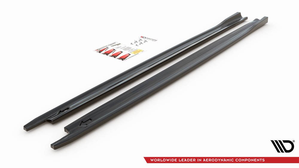 Side Skirts Diffusers V.3 Skoda Octavia RS Mk4