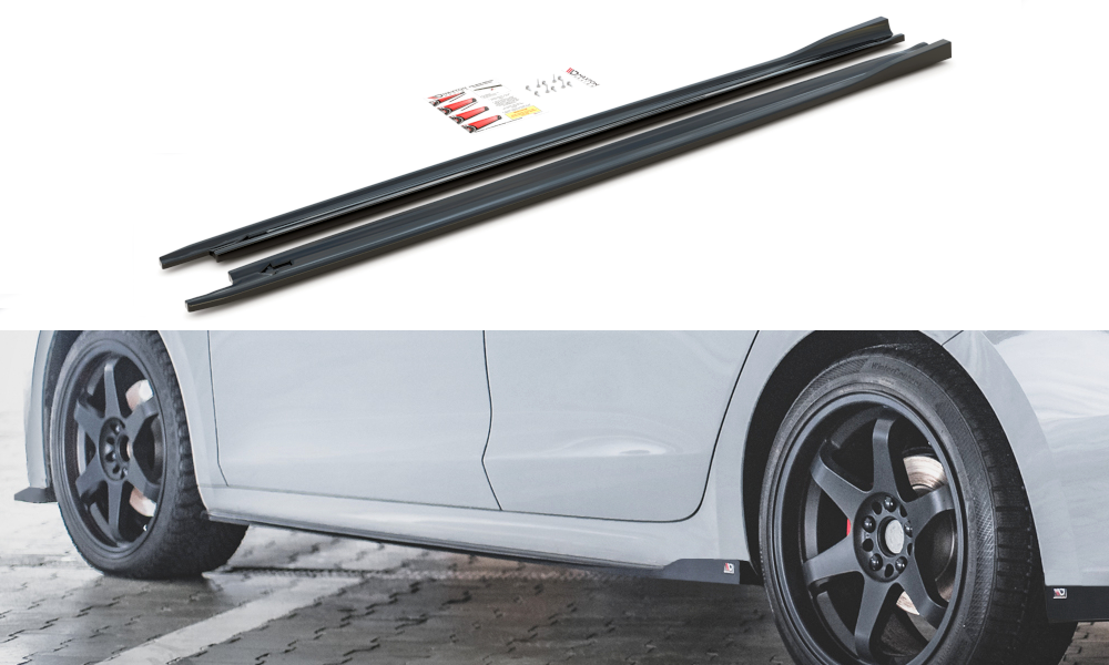 Side Skirts Diffusers V.3 Skoda Octavia RS Mk4