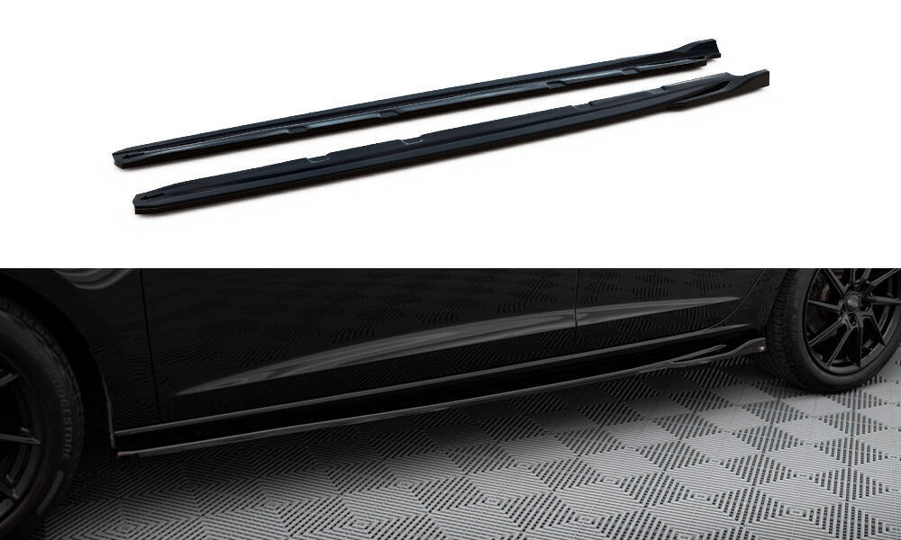 Side Skirts Diffusers V.4 Seat Leon Cupra / FR Mk3 FL