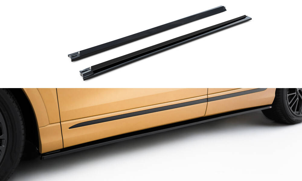 Side skirts Diffusers  V.1 Audi Q8 Mk1 Facelift