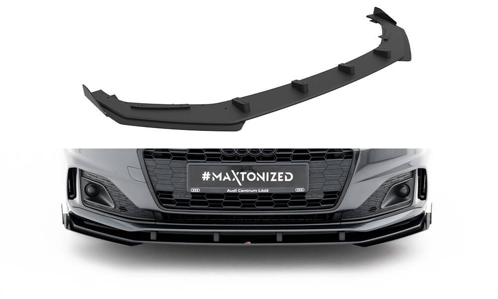 Street Pro Front Splitter + Flaps Audi A5 F5 Facelift