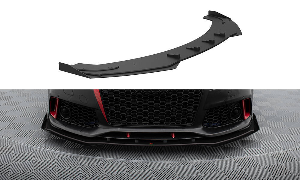 Street Pro Front Splitter + Flaps Audi A7 RS7 Look C7