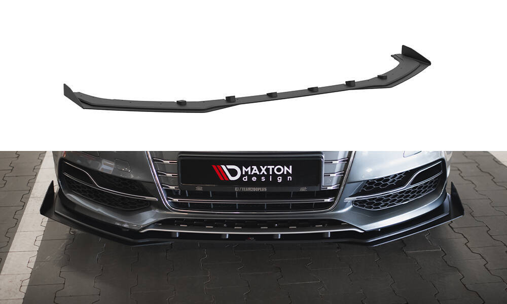 Street Pro Front Splitter + Flaps Audi S3 / A3 S-Line Sedan 8V