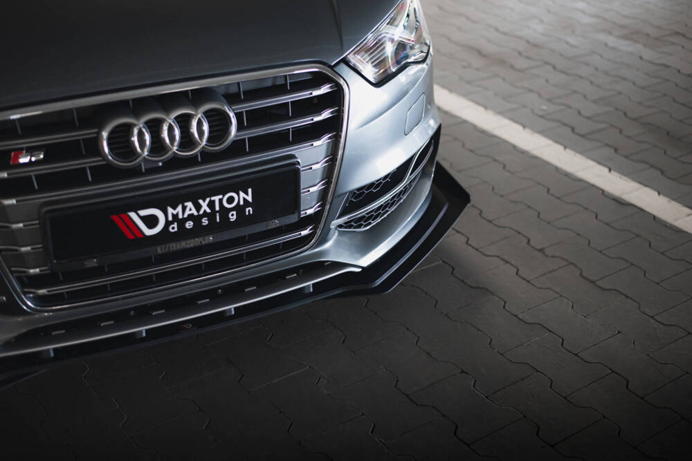 Street Pro Front Splitter + Flaps Audi S3 / A3 S-Line Sedan 8V