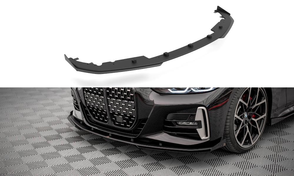 Street Pro Front Splitter + Flaps BMW 4 M-Pack / M440i G22 / G23 / G22 Facelift / G23 Facelift