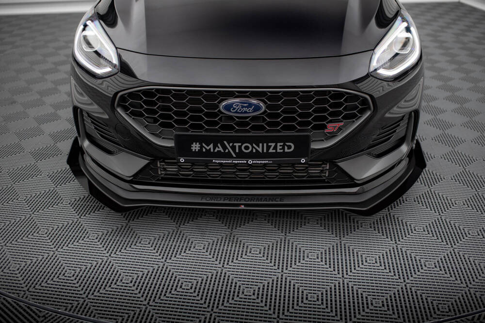 Street Pro Front Splitter + Flaps Ford Fiesta ST Mk8 Facelift