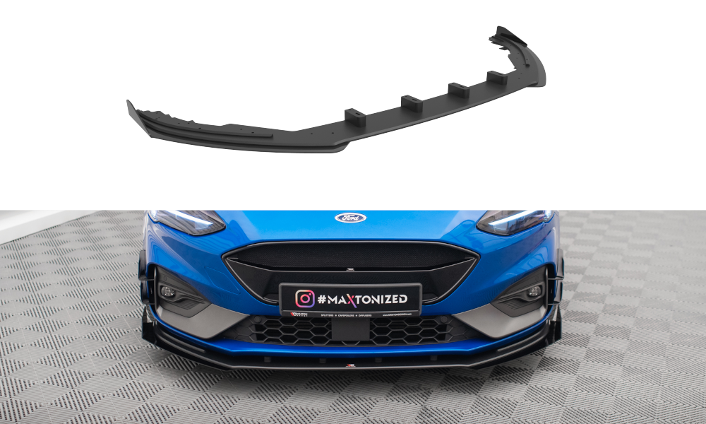 Street Pro Front Splitter + Flaps Ford Focus ST / ST-Line Mk4