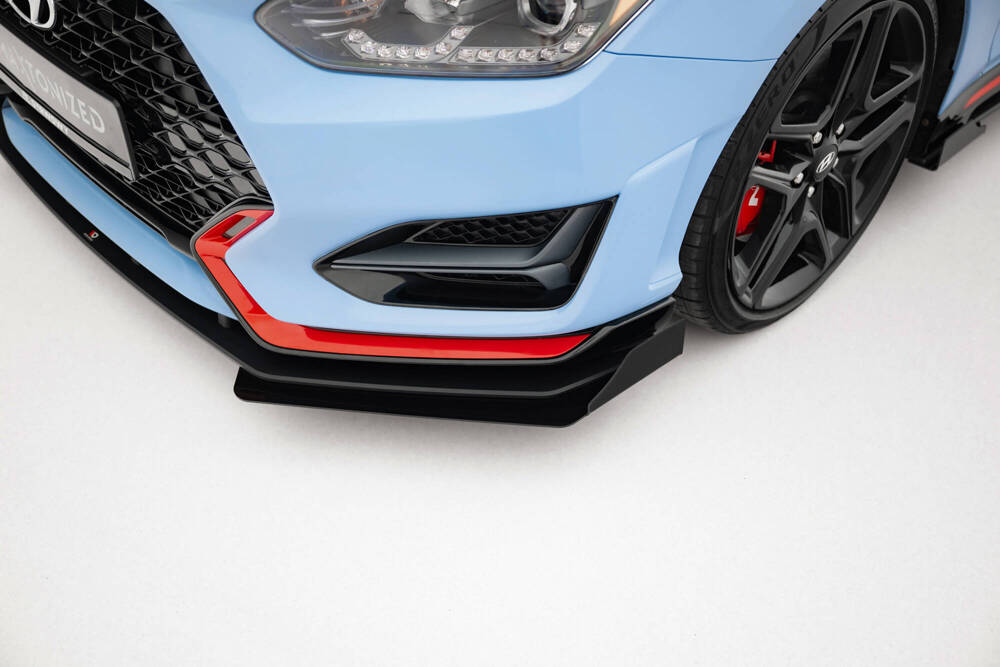 Street Pro Front Splitter + Flaps Hyundai Veloster N Mk2