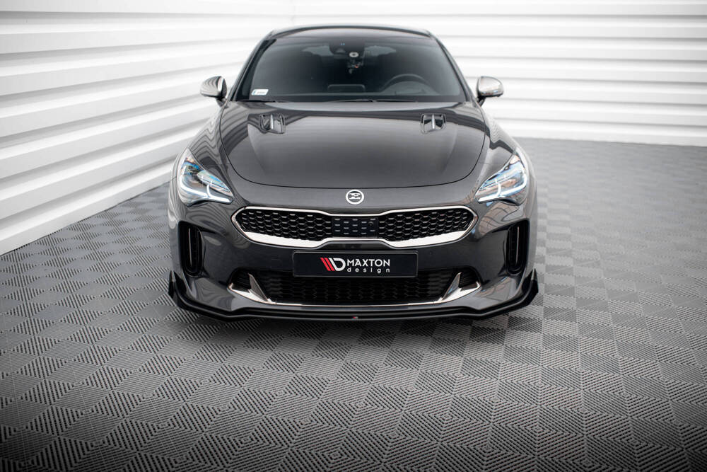 Street Pro Front Splitter + Flaps Kia Stinger GT / GT-Line / Standard Mk1