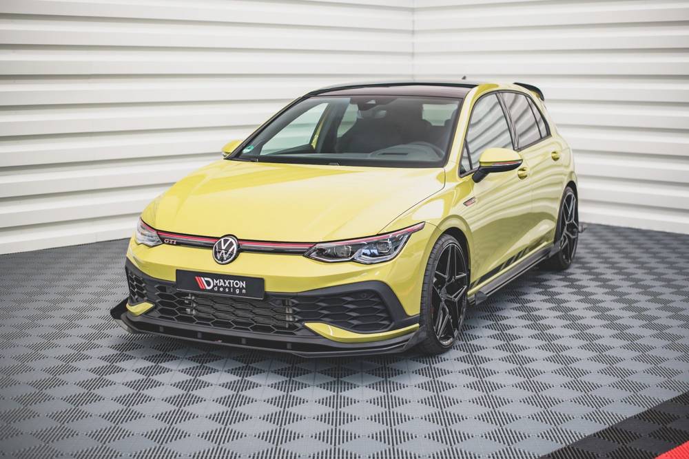 Street Pro Front Splitter + Flaps Volkswagen Golf GTI Clubsport Mk8