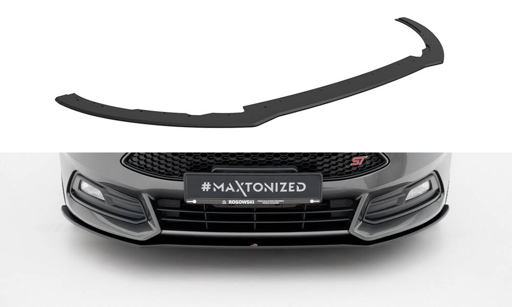 Street Pro Front Splitter Ford Focus ST Mk3 Facelift