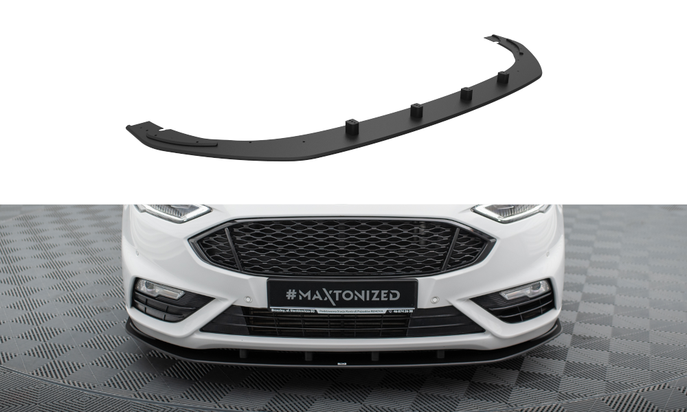 Street Pro Front Splitter Ford Mondeo Sport Mk5 Facelift / Fusion Sport Mk2 Facelift