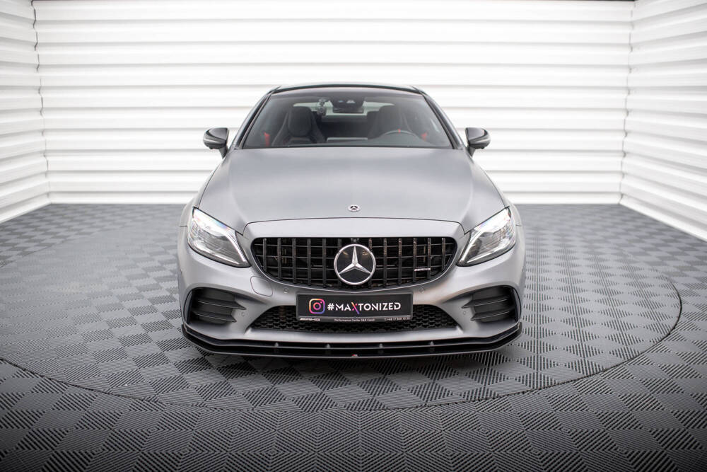 Street Pro Front Splitter Mercedes-AMG C43 Coupe / Cabrio C205  Facelift / A205 Facelift