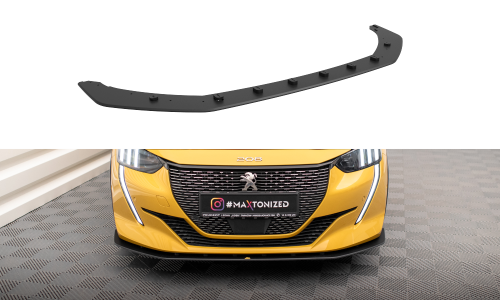 Street Pro Front Splitter Peugeot 208 GT Mk2