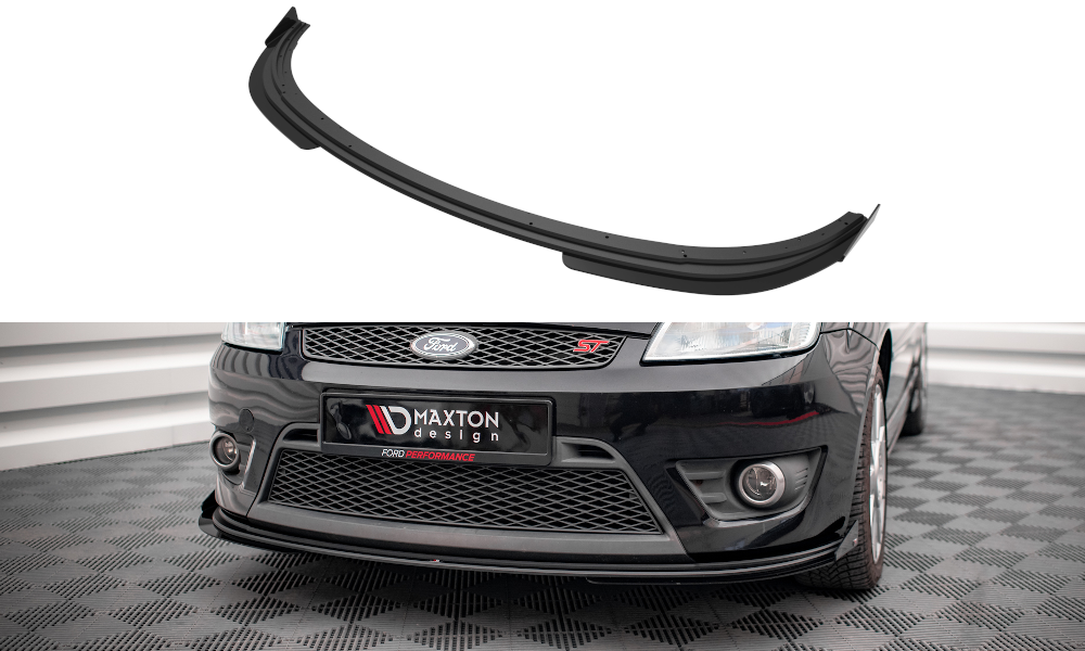 Street Pro Front Splitter V.1 + Flaps Ford Fiesta ST Mk6