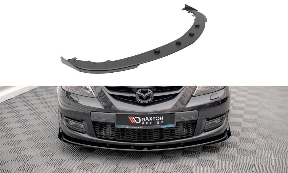 Street Pro Front Splitter V.1 + Flaps Mazda 3 MPS Mk1