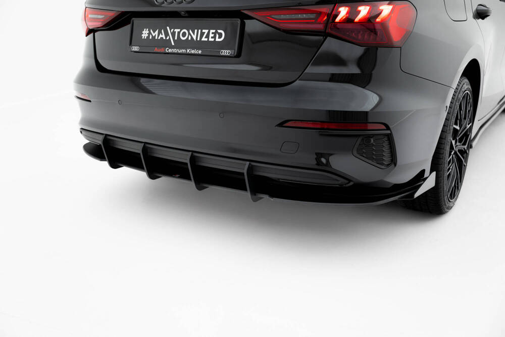 Street Pro Rear Diffuser + Flaps Audi A3 Sedan 8Y