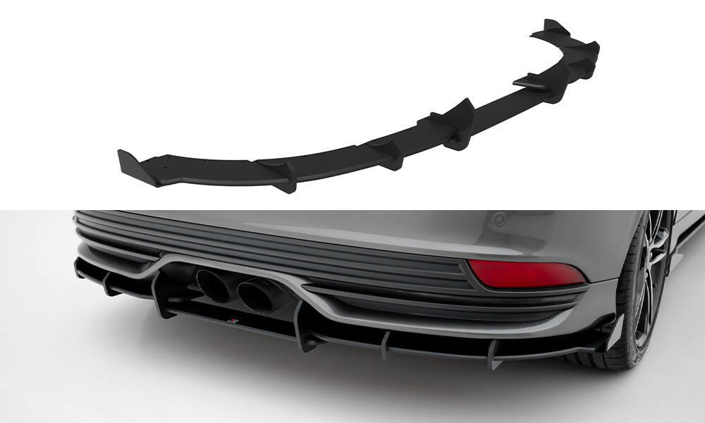 Street Pro Rear Diffuser + Flaps Ford Focus ST Mk3 Facelift