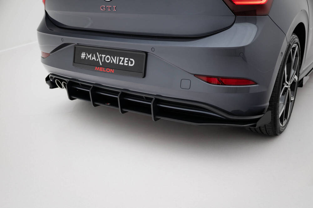 Street Pro Rear Diffuser + Flaps Volkswagen Polo GTI Mk6 Facelift