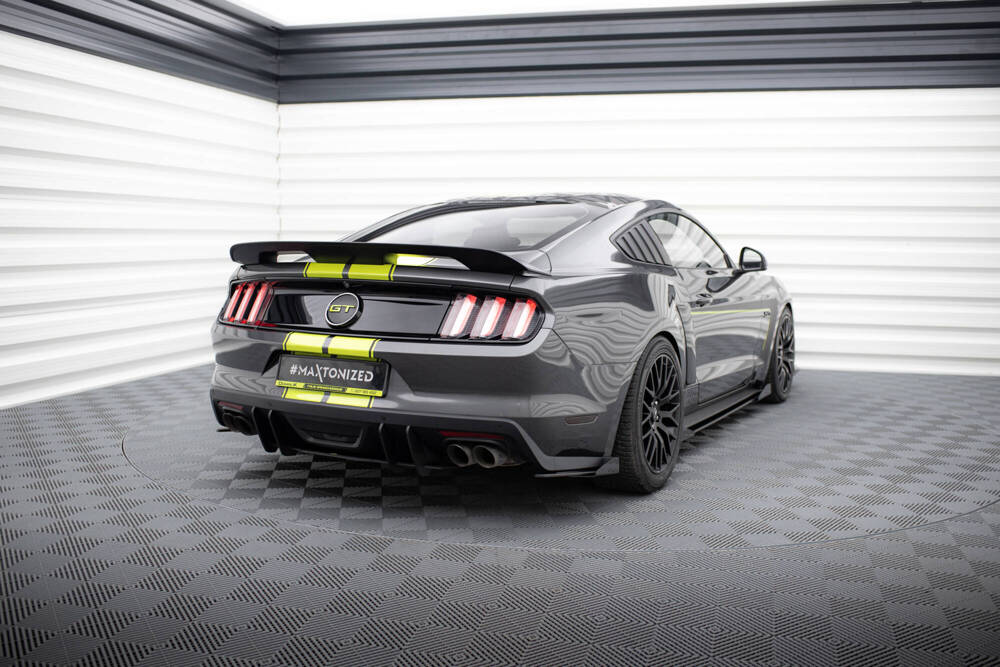 Street Pro Rear Diffuser Ford Mustang GT Mk6 Roush Performance Black ...