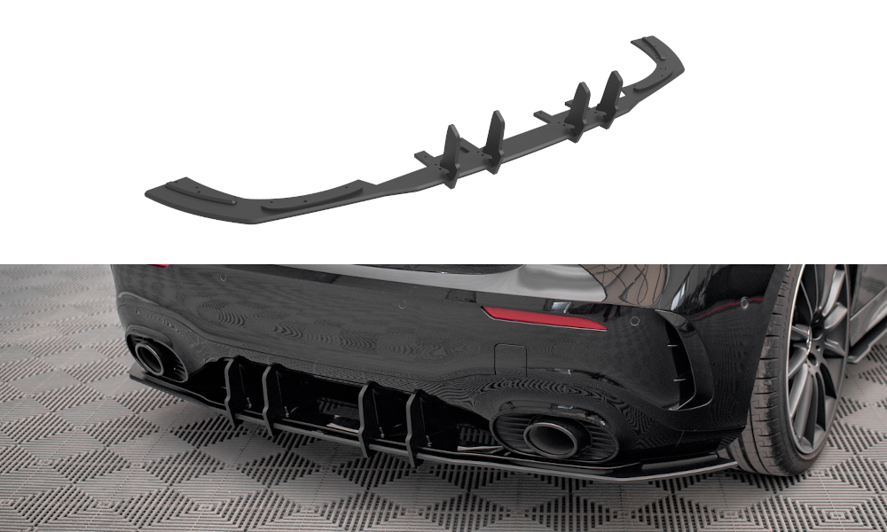 Street Pro Rear Diffuser Mercedes A35 AMG Hatchback Aero Pack W177