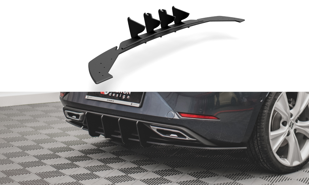 Street Pro Rear Diffuser Seat Leon FR Hatchback Mk4