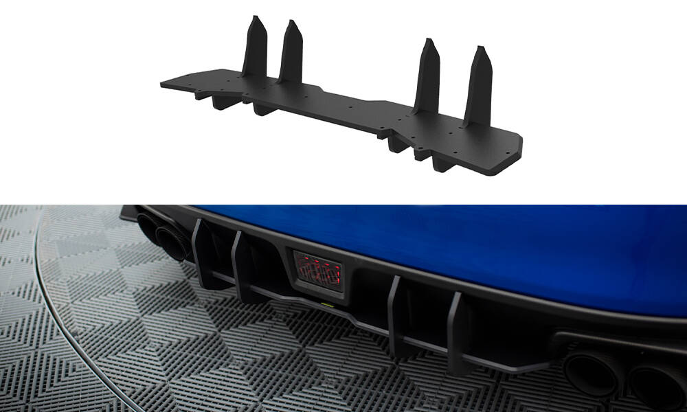 Street Pro Rear Diffuser Subaru WRX STI Mk1