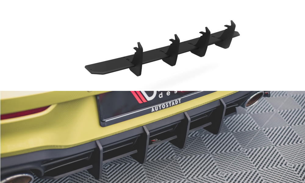 Street Pro Rear Diffuser V.2 Volkswagen Golf GTI Clubsport Mk8