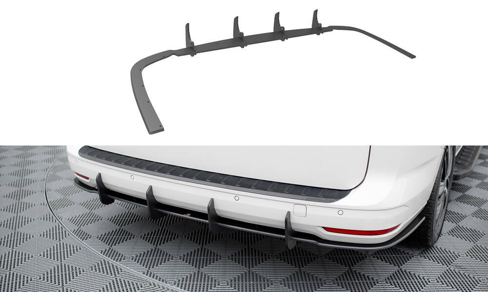 Street Pro Rear Diffuser Volkswagen Caddy Maxi Mk5