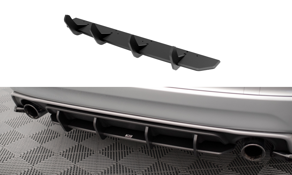 Street Pro Rear Diffuser Volvo XC60 R-Design Mk1 Facelift