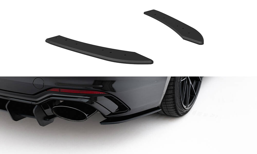 Street Pro Rear Side Splitters  Audi RS5 Sportback F5