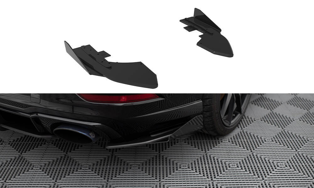 Street Pro Rear Side Splitters + Flaps Audi RS3 Sedan 8V Facelift