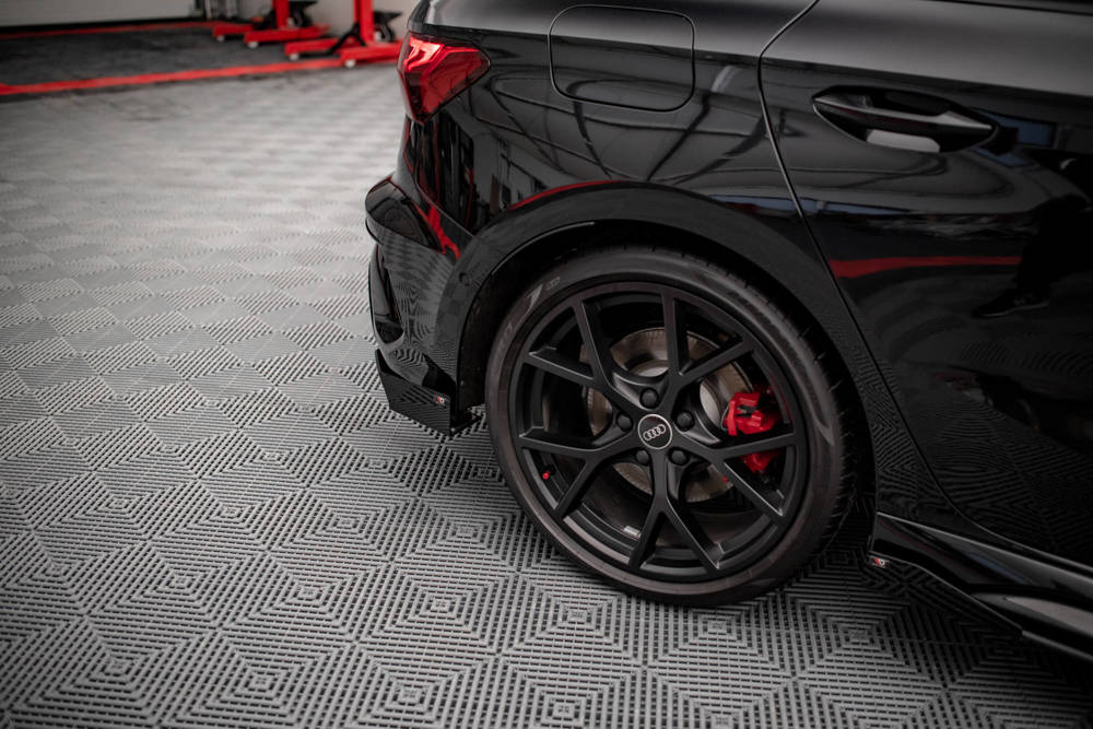 Street Pro Rear Side Splitters + Flaps Audi RS3 Sportback 8Y