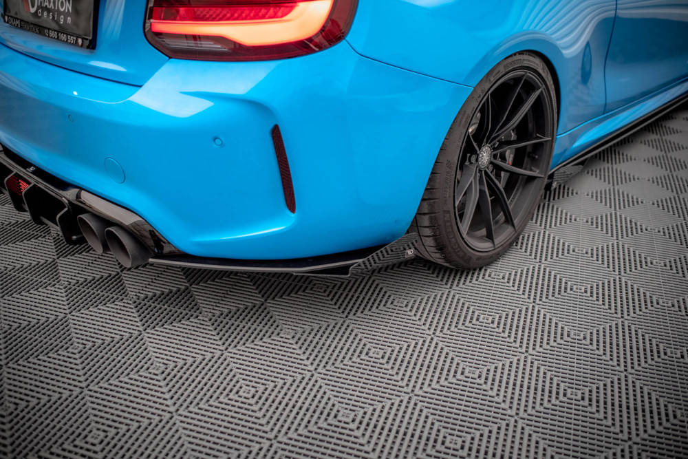 Street Pro Rear Side Splitters + Flaps BMW M2 F87