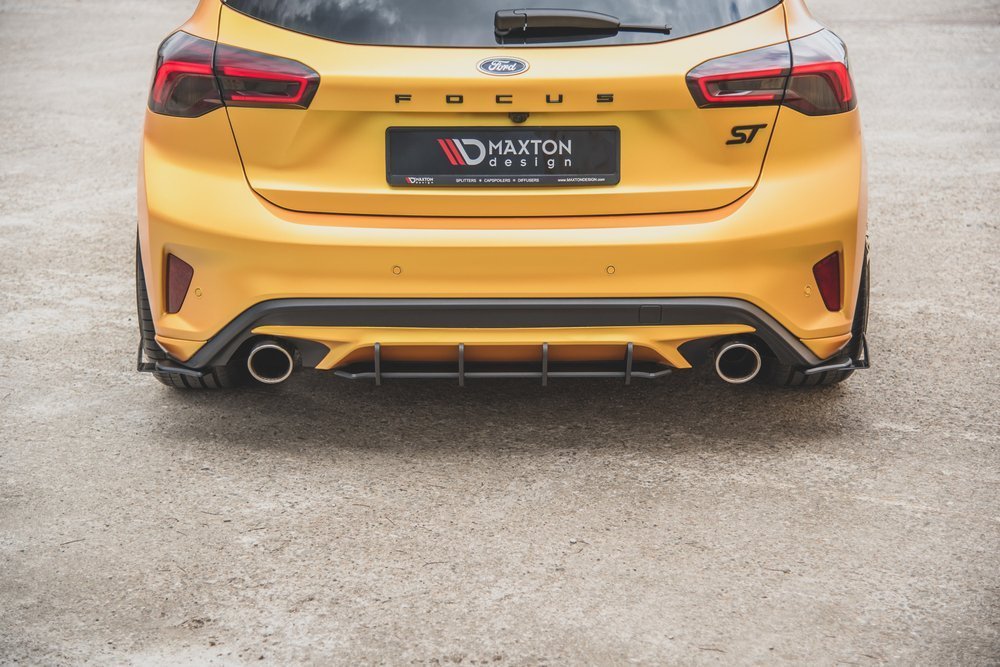 Street Pro Rear Side Splitters + Flaps Ford Focus ST Mk4