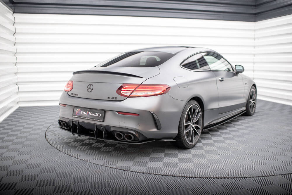 Street Pro Rear Side Splitters Mercedes-AMG C43 Coupe / Cabrio C205  Facelift / A205 Facelift