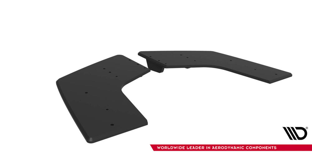 Street Pro Rear Side Splitters  Mitsubishi Lancer EVO X