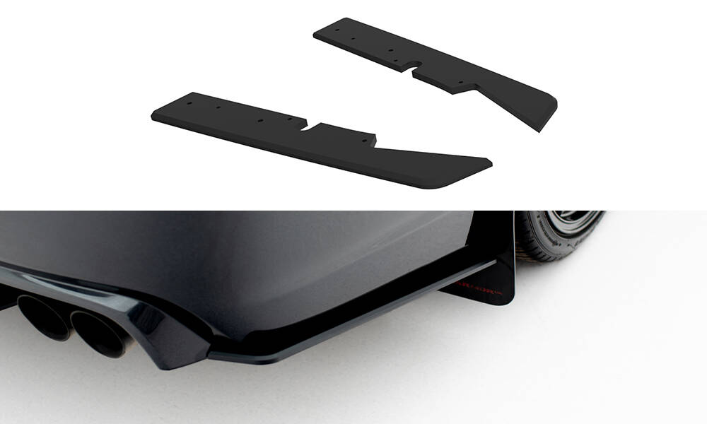 Street Pro Rear Side Splitters Subaru Impreza WRX STI Mk3 Facelift