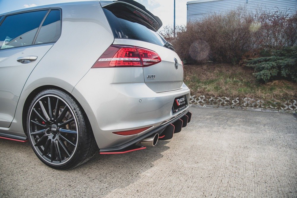 Street Pro Rear Side Splitters V.2 VW Golf 7 GTI