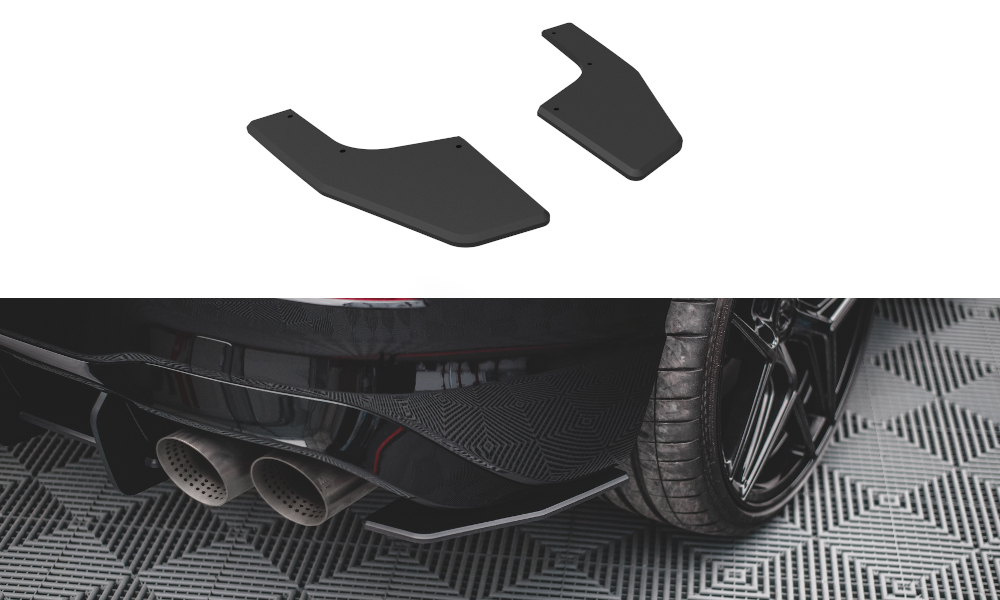 Street Pro Rear Side Splitters Volkswagen Golf R Mk8