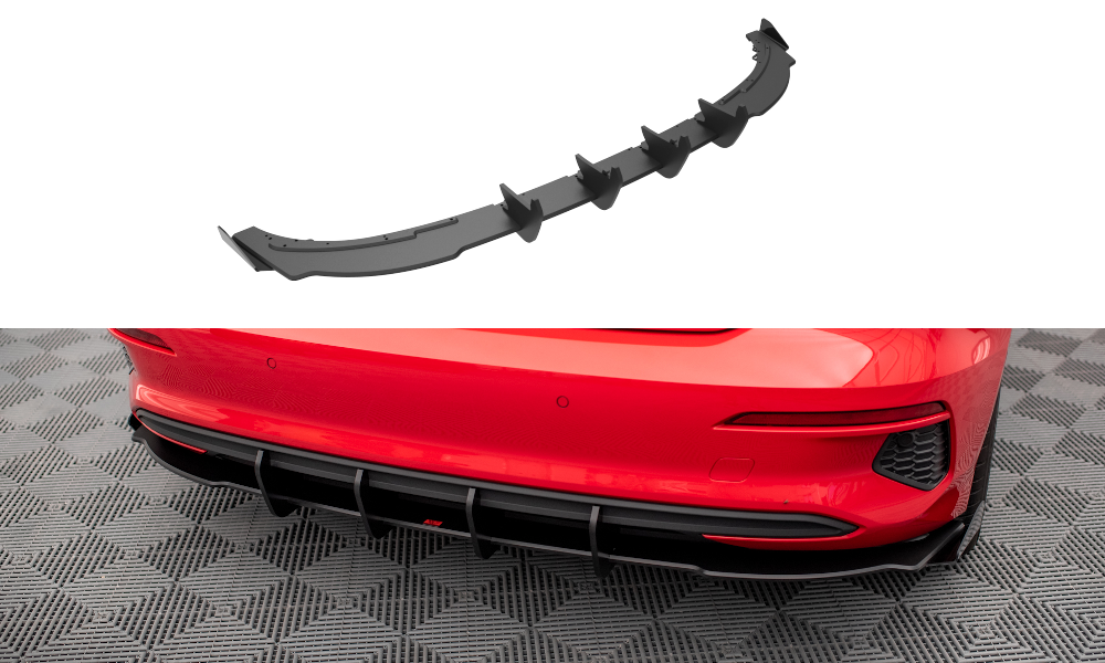 Street Pro Rear Valance + Flaps Audi A3 Sportback 8Y