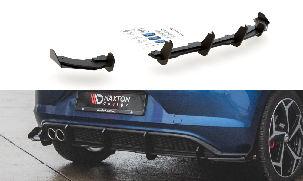 Street Pro Rear Valance + Flaps Volkswagen Polo GTI Mk6