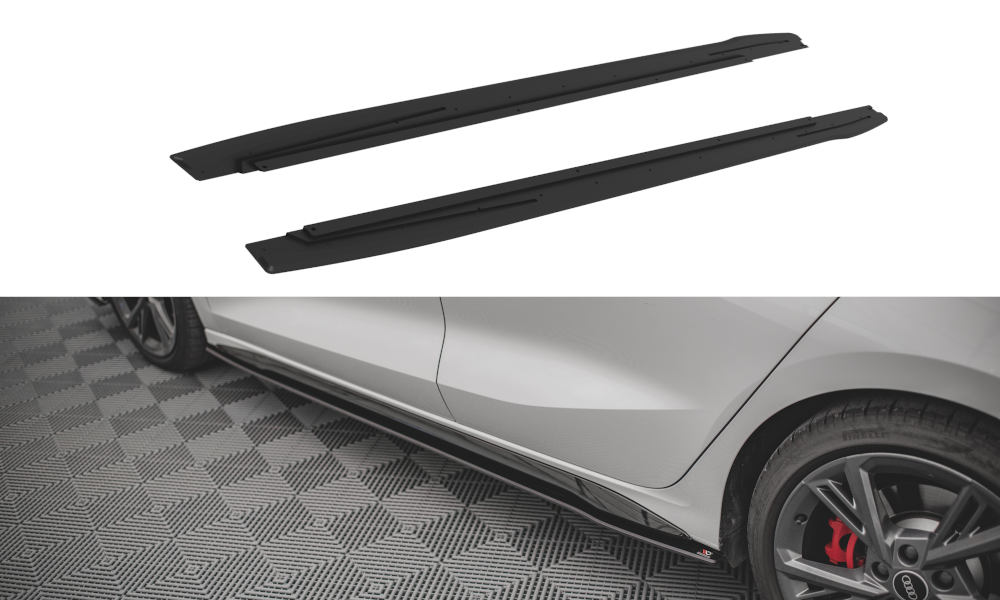 Street Pro Side Skirts Diffusers Audi S3 / A3 S-Line 8Y / 8Y Facelift