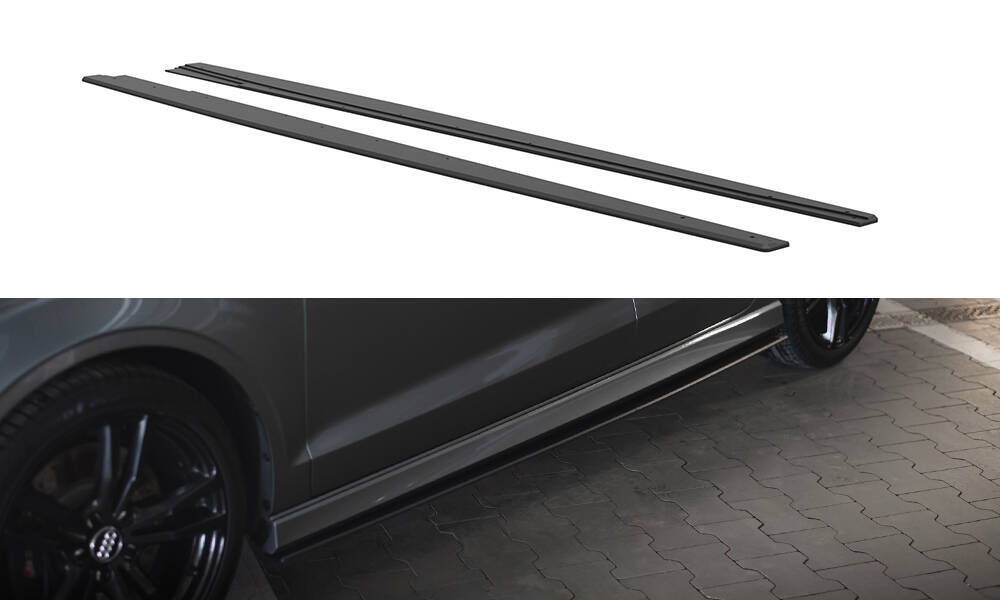 Street Pro Side Skirts Diffusers Audi S3 / A3 S-Line Sedan 8V