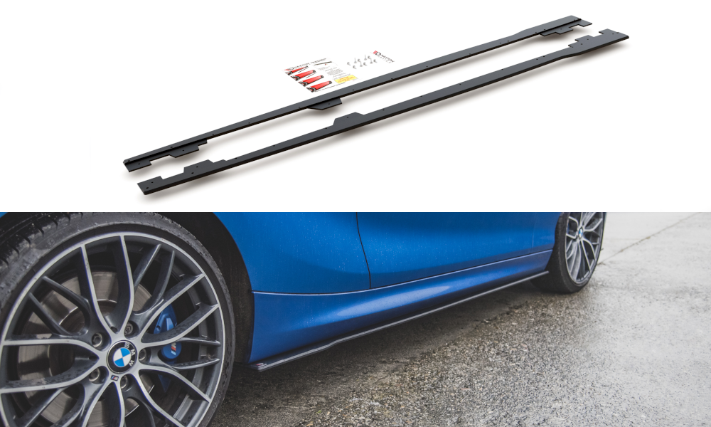 Street Pro Side Skirts Diffusers BMW 1 F21 M135i / M140i / M-Pack