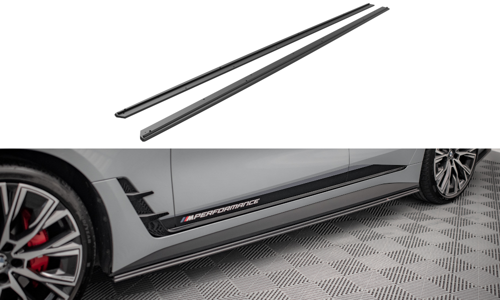 Street Pro Side Skirts Diffusers BMW 4 Gran Coupe M-Pack G26
