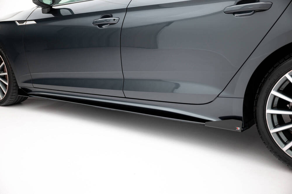 Street Pro Side Skirts Diffusers + Flaps Audi A5 Sportback F5 Facelift