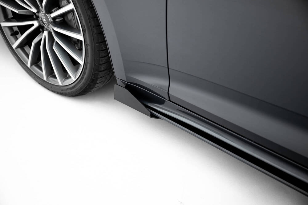 Street Pro Side Skirts Diffusers + Flaps Audi A5 Sportback F5 Facelift