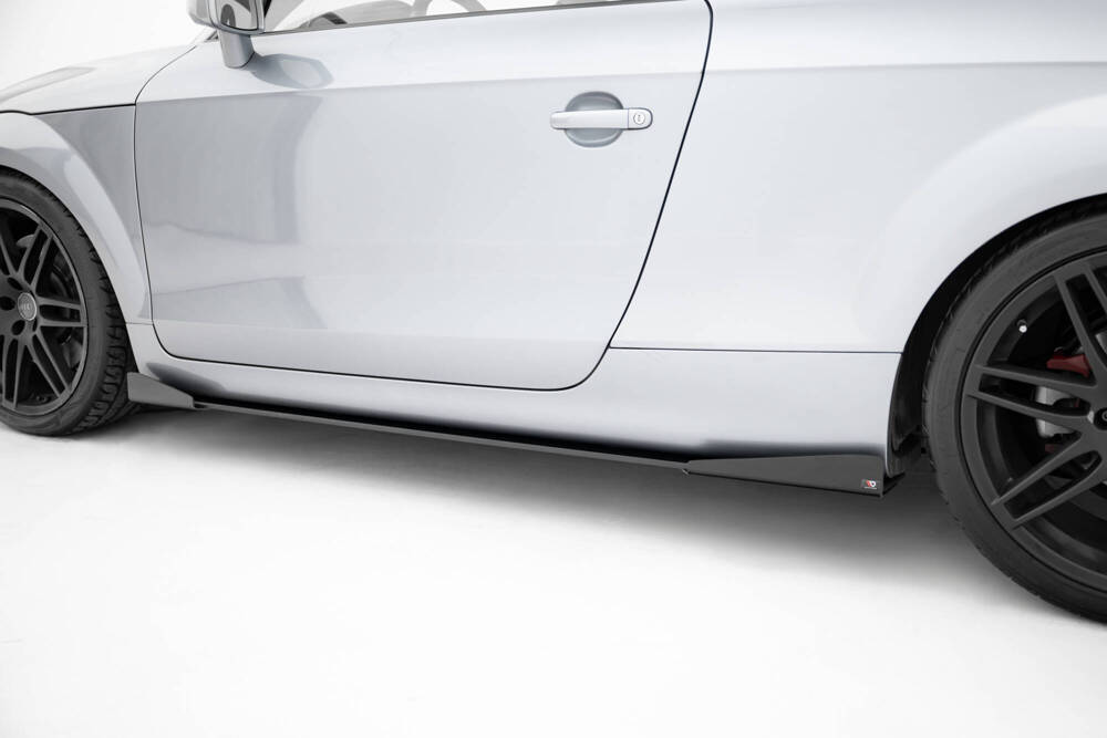 Street Pro Side Skirts Diffusers + Flaps Audi TT S / TT S-Line 8J Facelift